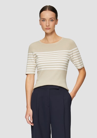 s.Oliver BLACK LABEL Trui in Beige: voorkant