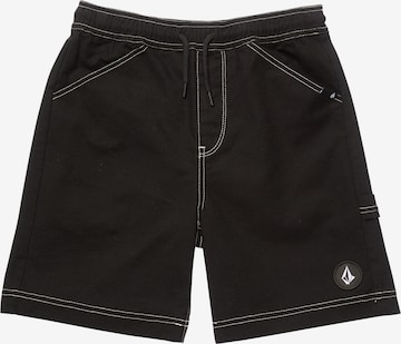 Volcom Regular Broek 'Krafter Kombat' in Zwart: voorkant