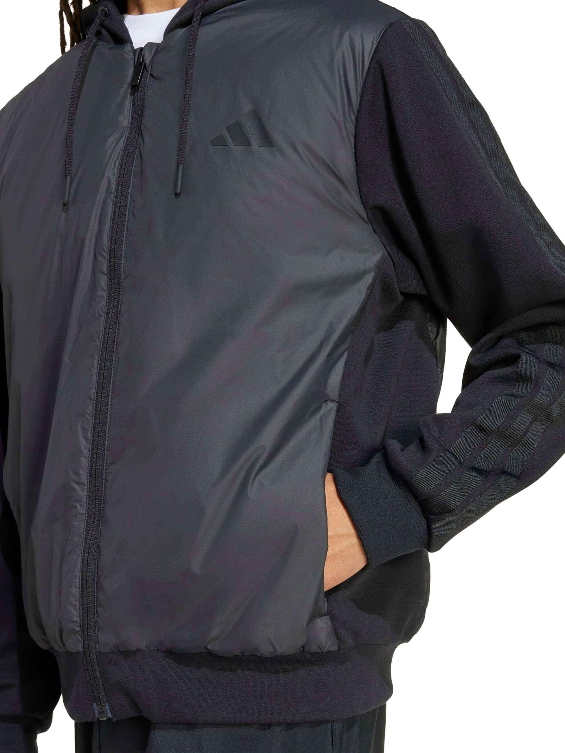 Veste de sport 'Ess' ADIDAS SPORTSWEAR en noir