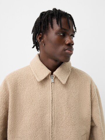 Bershka Between-Season Jacket in Beige