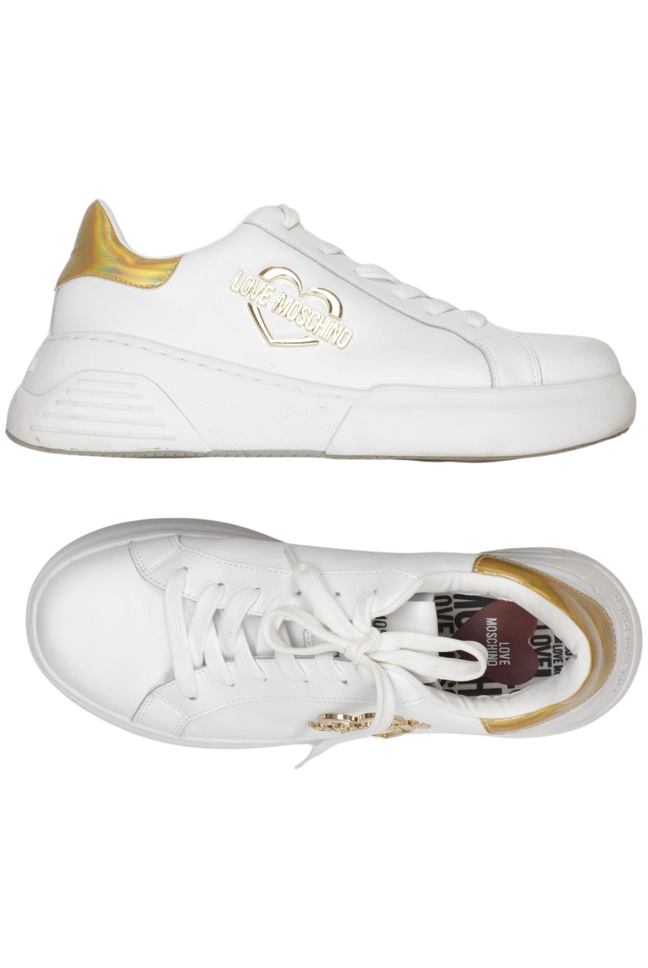 Love Moschino Sneaker 39 in Weiß: Vorderseite