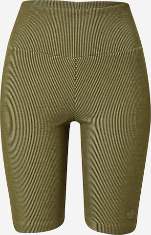 ADIDAS ORIGINALS Skinny Legginsy w kolorze zielony: przód