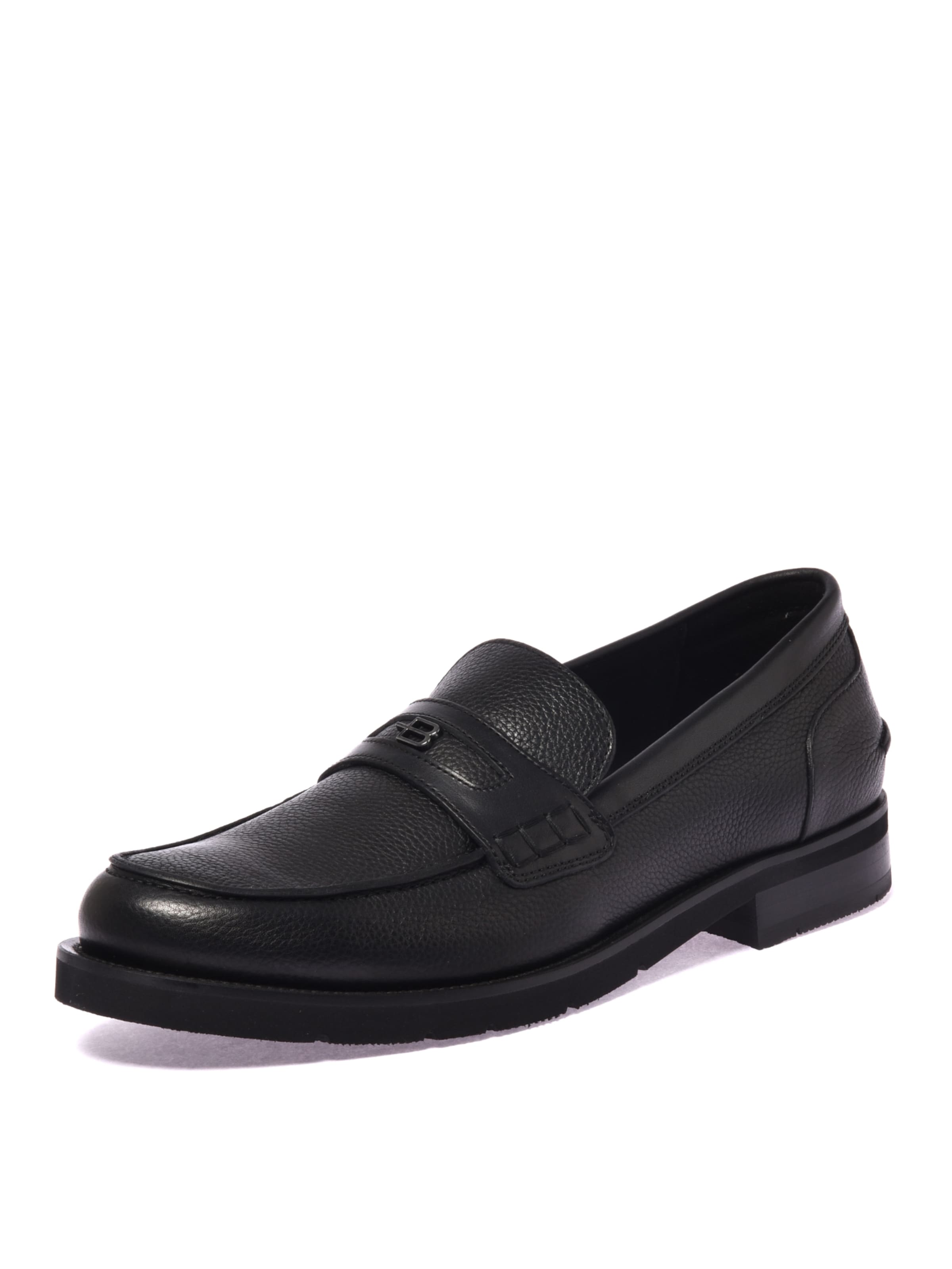 BALDININI Slip-ons in Black: front