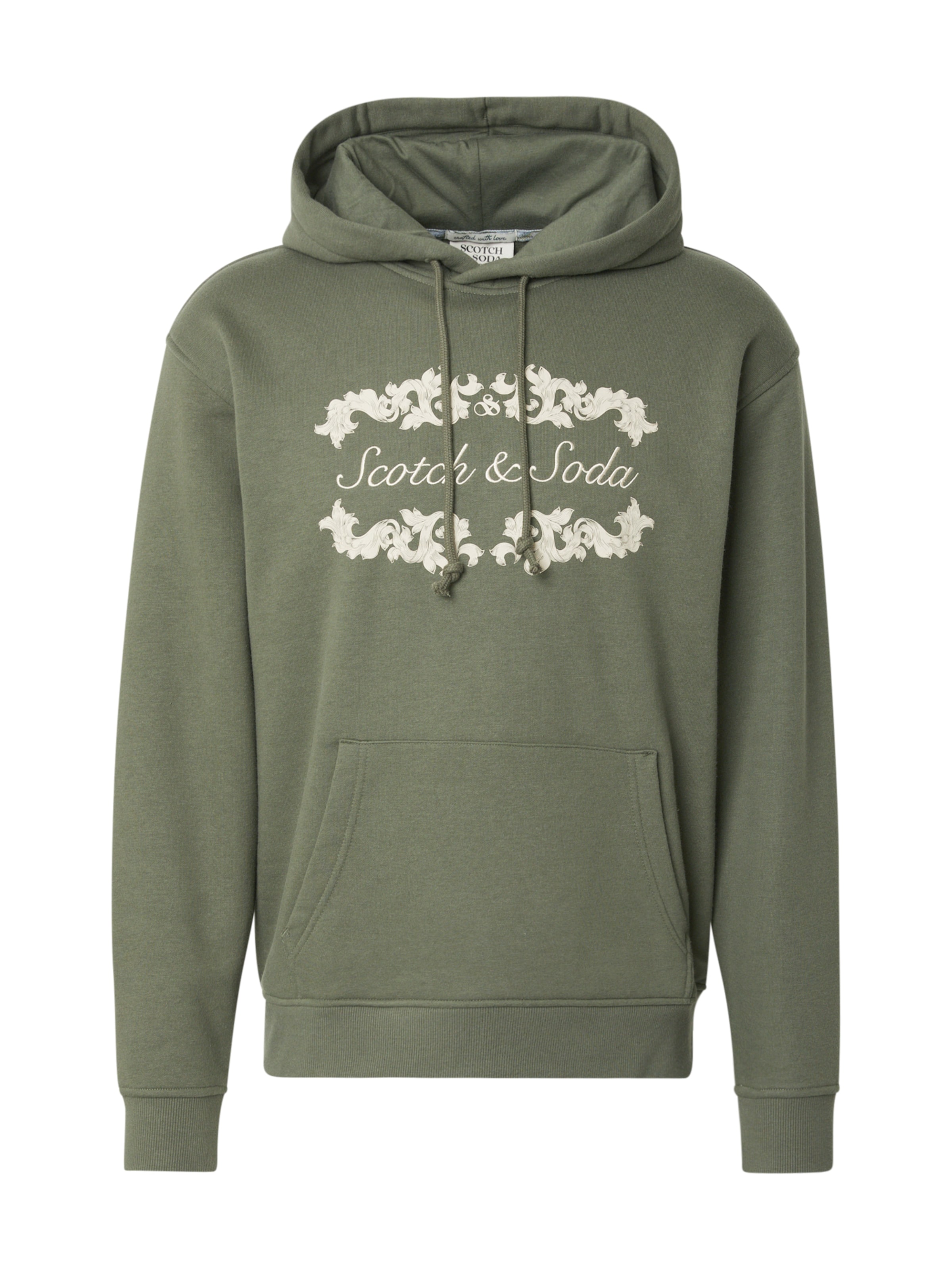SCOTCH & SODA Sweatshirt i grön: framsida