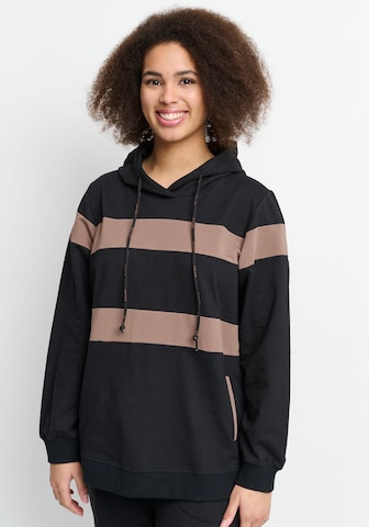 Aprico Sweatshirt in Black: front