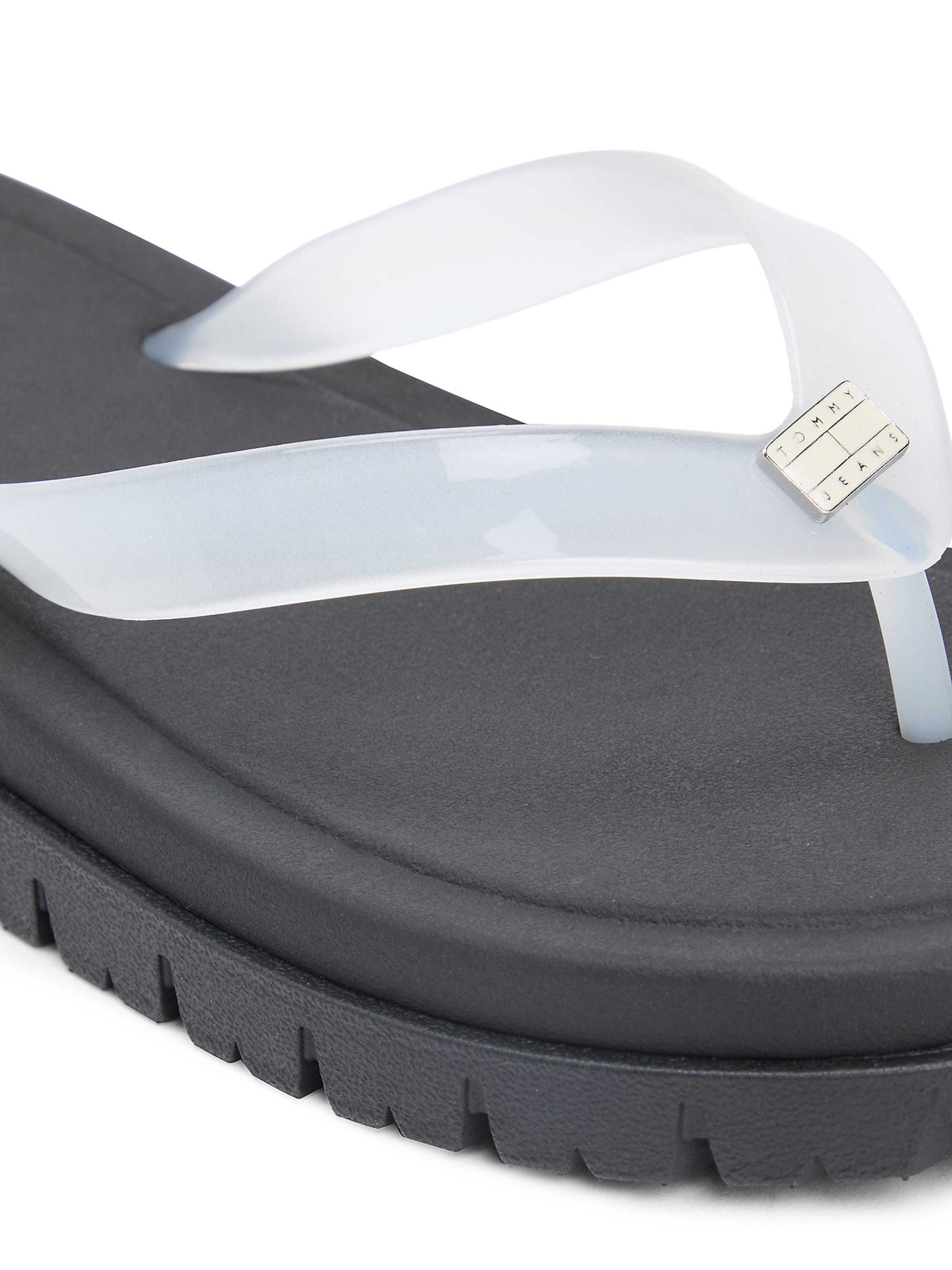 Tommy Jeans T-bar sandals in Beige