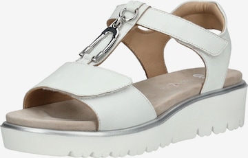 Sandales ARA en blanc : devant