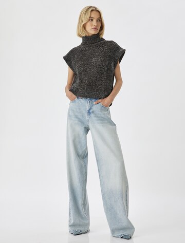 Koton Strickweste in Grau