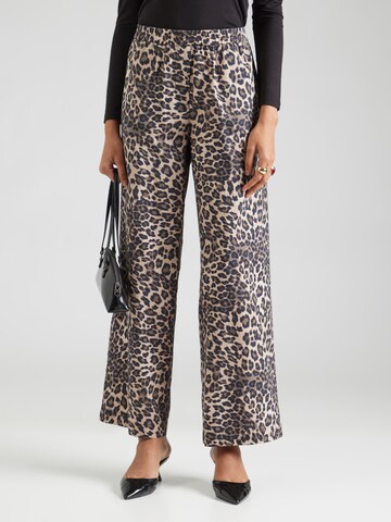 modström Wide leg Broek 'Mood' in Bruin: voorkant