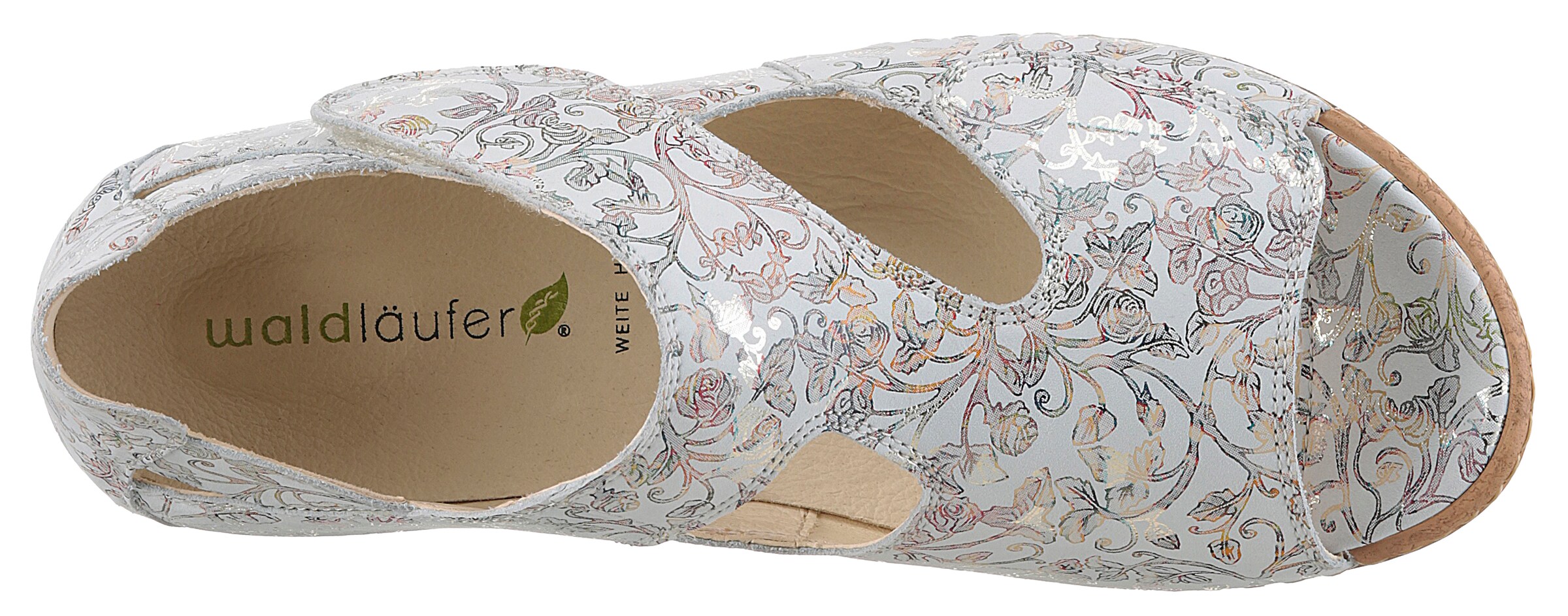 WALDLÄUFER Sandale in Weiß