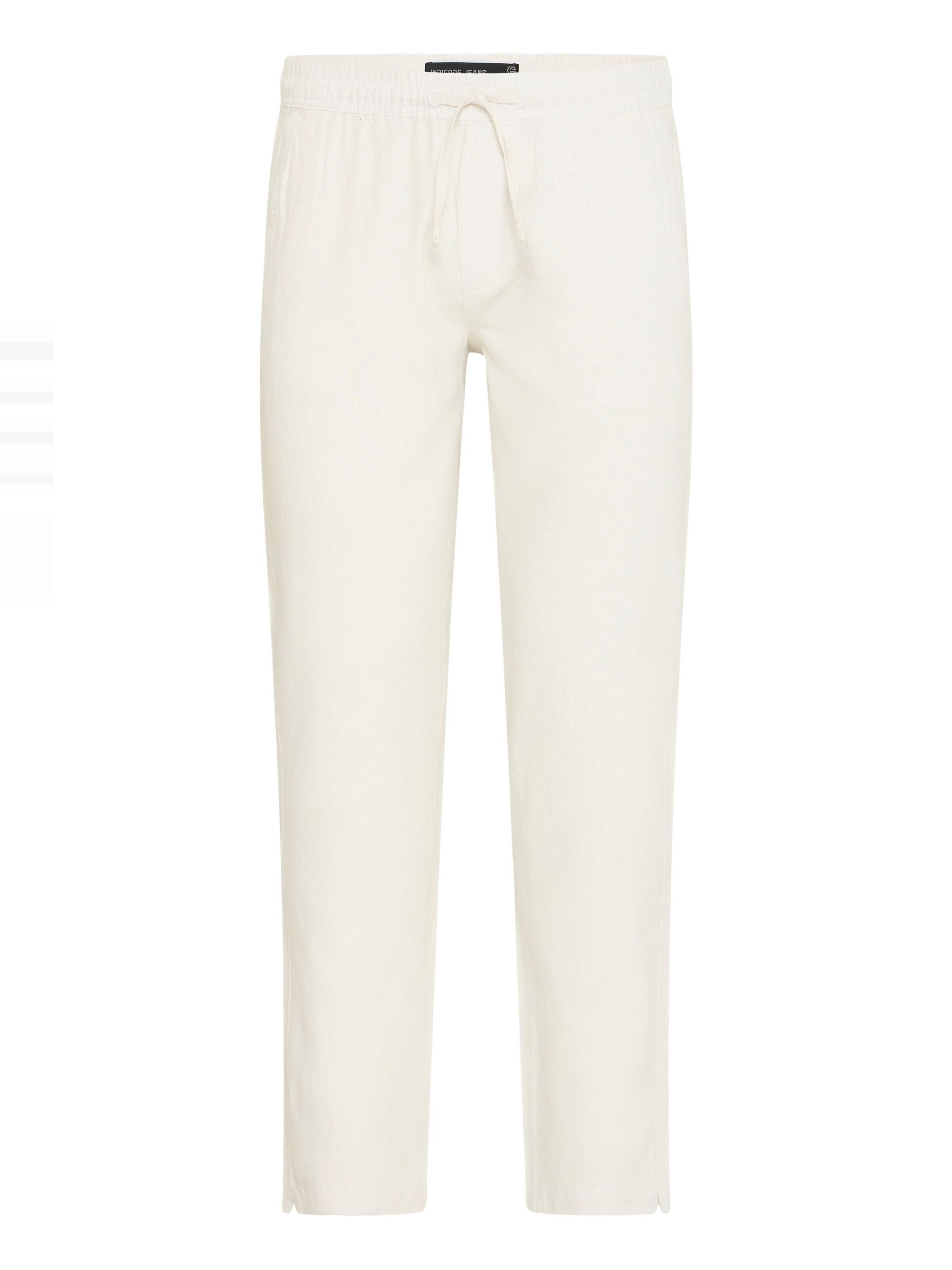 INDICODE JEANS Regular Hose 'Passol' in Weiß: Vorderseite