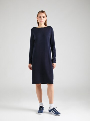 ESPRIT Úpletové šaty – modrá: přední strana