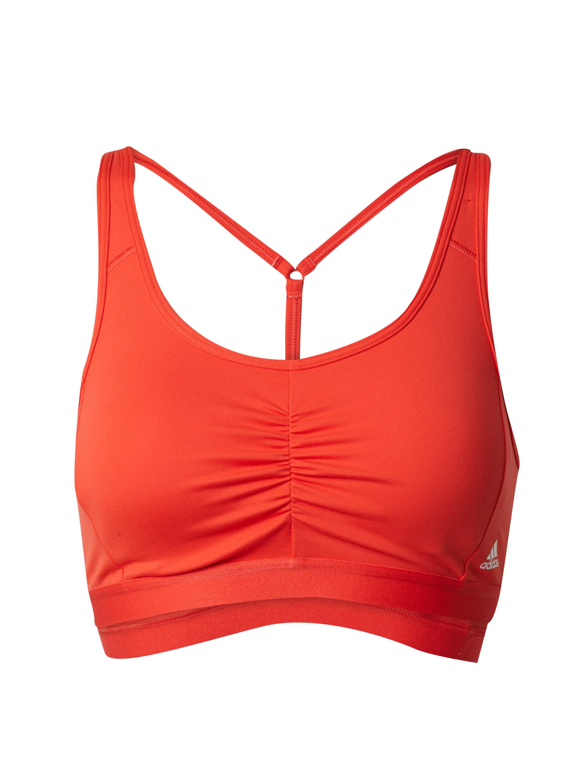 ADIDAS SPORTSWEAR - Bustier Sujetador deportivo en rojo: frente
