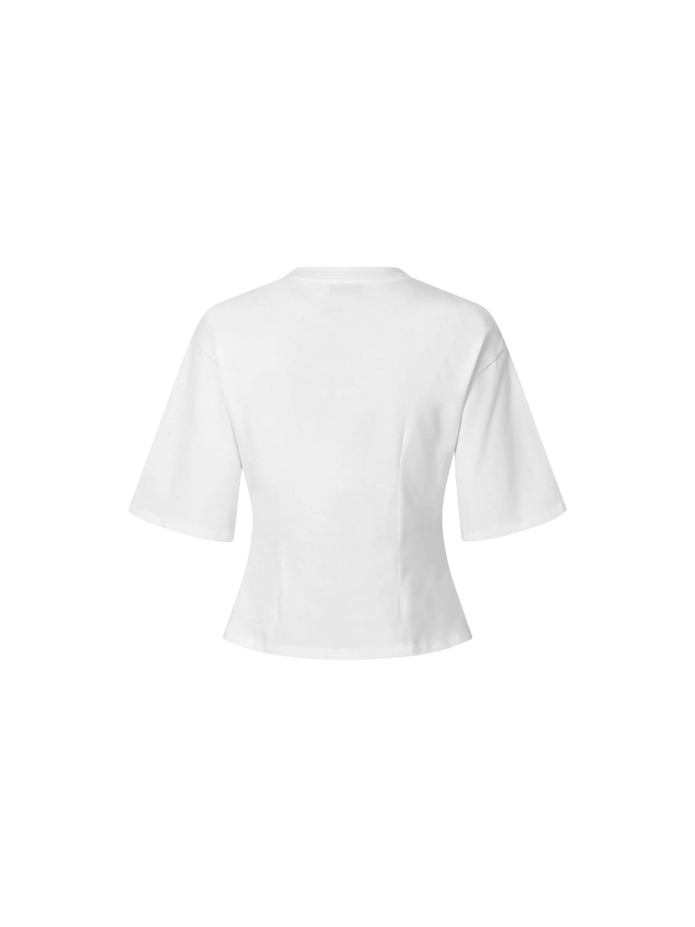 Top ' Tampamd ' di modström in bianco