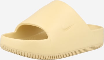 Nike Sportswear Пантолеты 'CALM SLIDE' в Бежевый: спереди