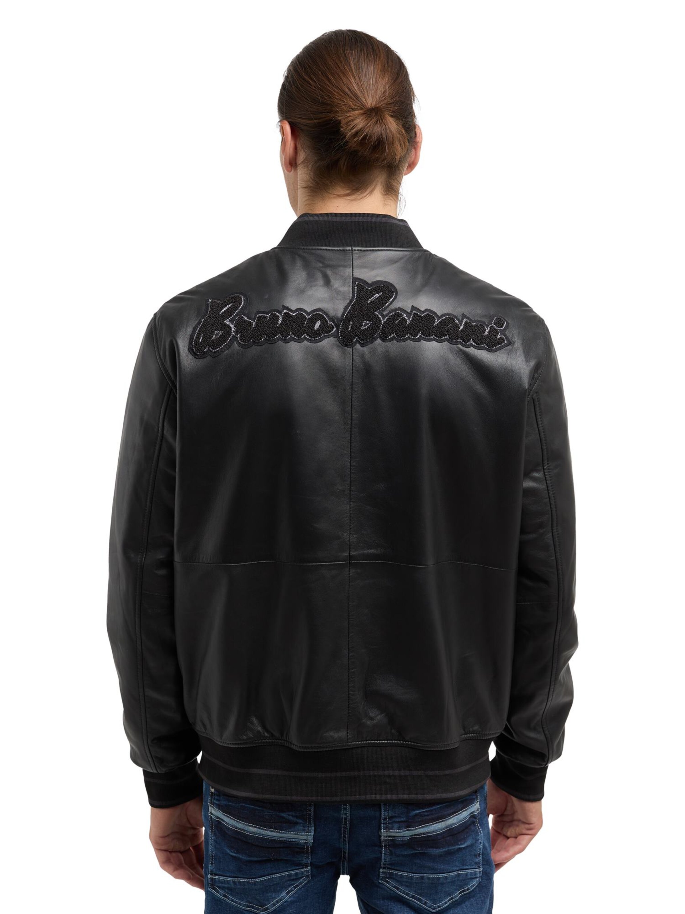 Bruno Banani Between-season jacket 'CAMPOS' in Black