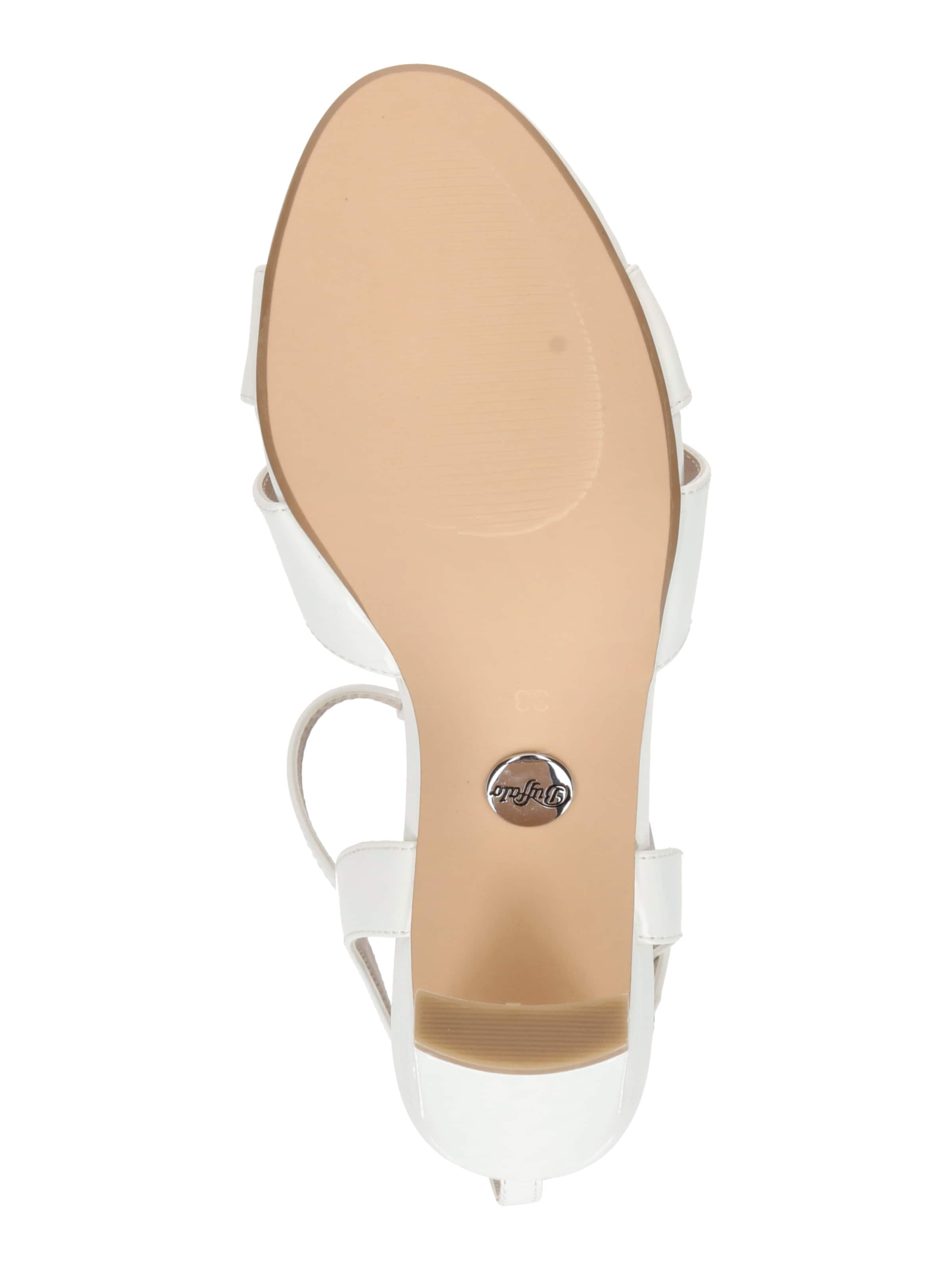 BUFFALO Σανδάλι 'Jean Cage' σε λευκό