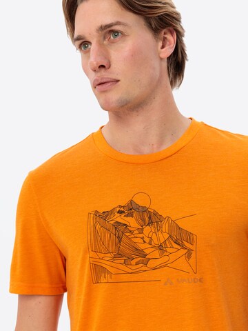 VAUDE Performance shirt 'Tekoa III' in Orange