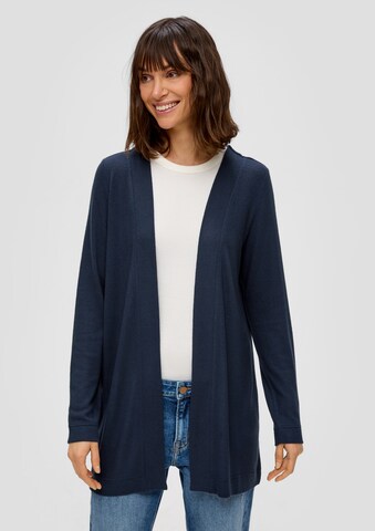 Cardigan s.Oliver en bleu : devant