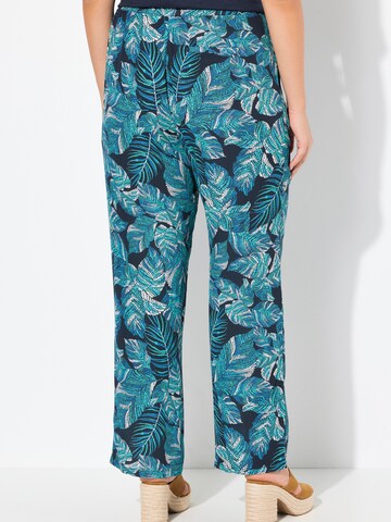 Ulla Popken Regular Hose in Blau
