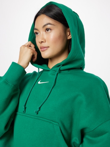 Nike Sportswear Tréning póló 'PHOENIX FLEECE' - zöld