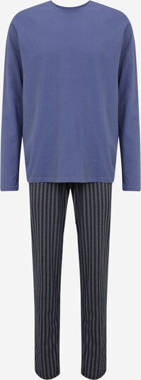 SCHIESSER Pyjama in nachtblau / taubenblau / grau, Produktansicht