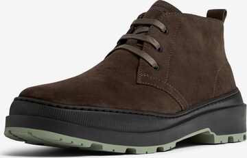 CAMPER Lace-Up Boots 'Brutus Trek' in Grey: front