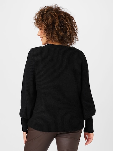 ONLY Carmakoma Knit Cardigan 'CLARE' in Black