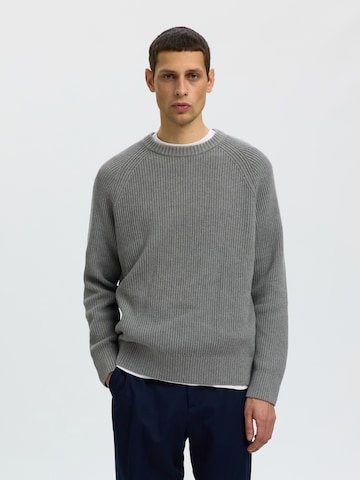 SELECTED - Jersey 'SLMBRaun' en gris: frente