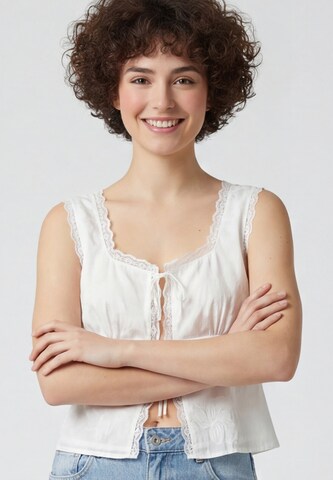 MYMO Top in Weiß