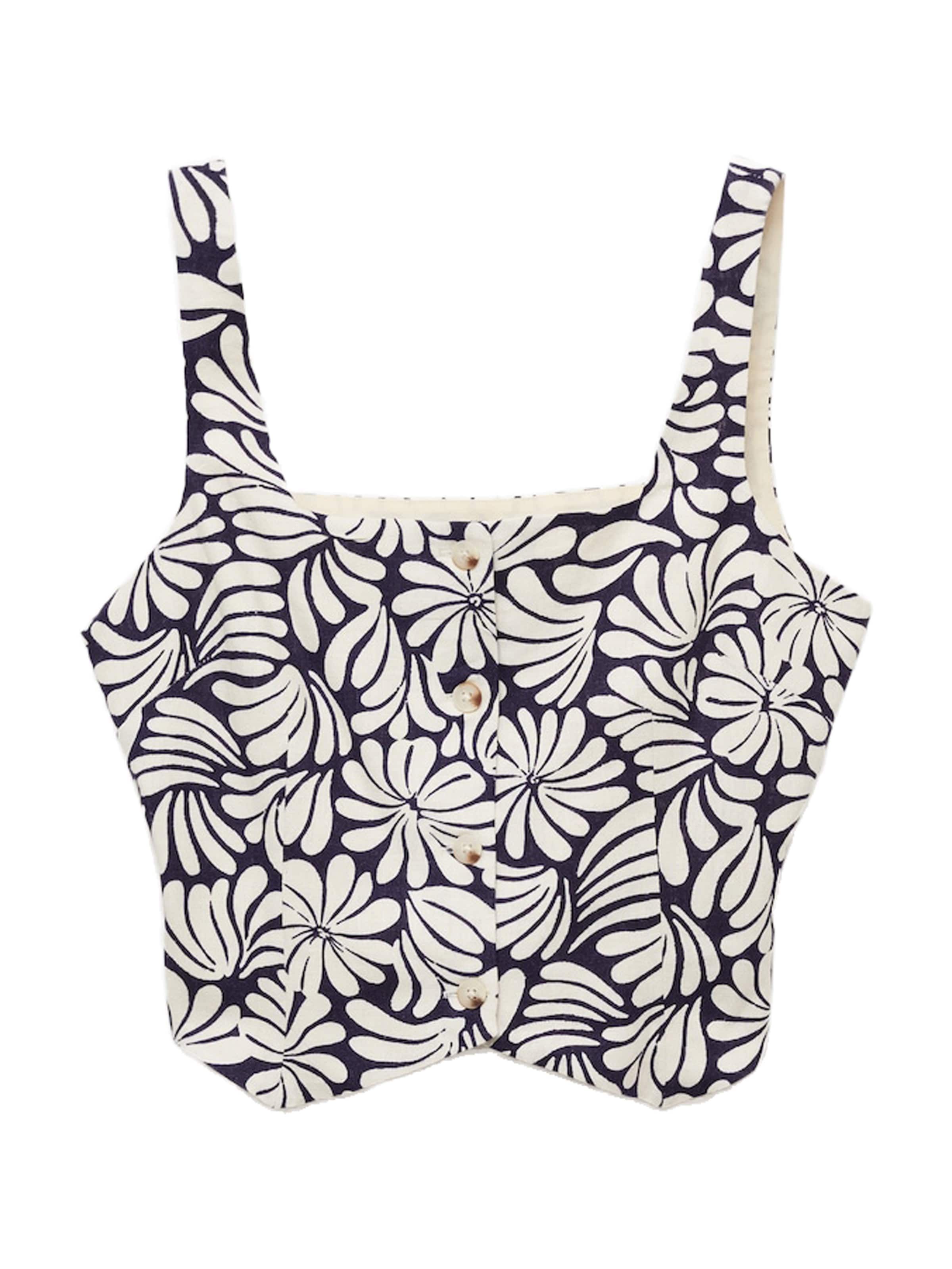 MANGO Top – béžová: přední strana