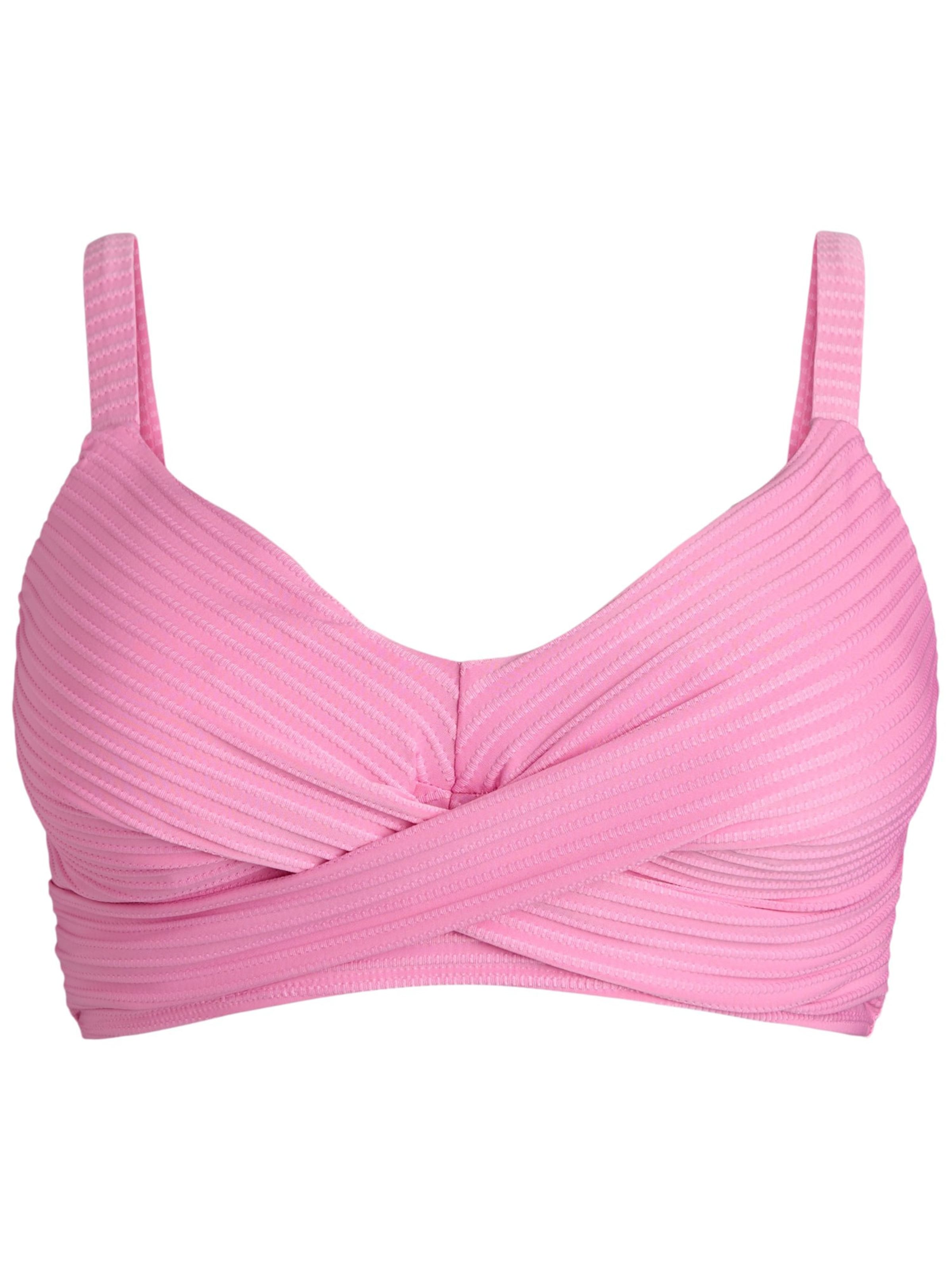 Bustier Hauts de bikini 'Smay' Swim by Zizzi en rose : devant