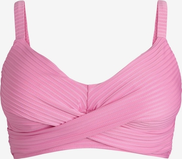 Swim by ZizziBustier Bikini gornji dio 'Smay' - roza boja: prednji dio