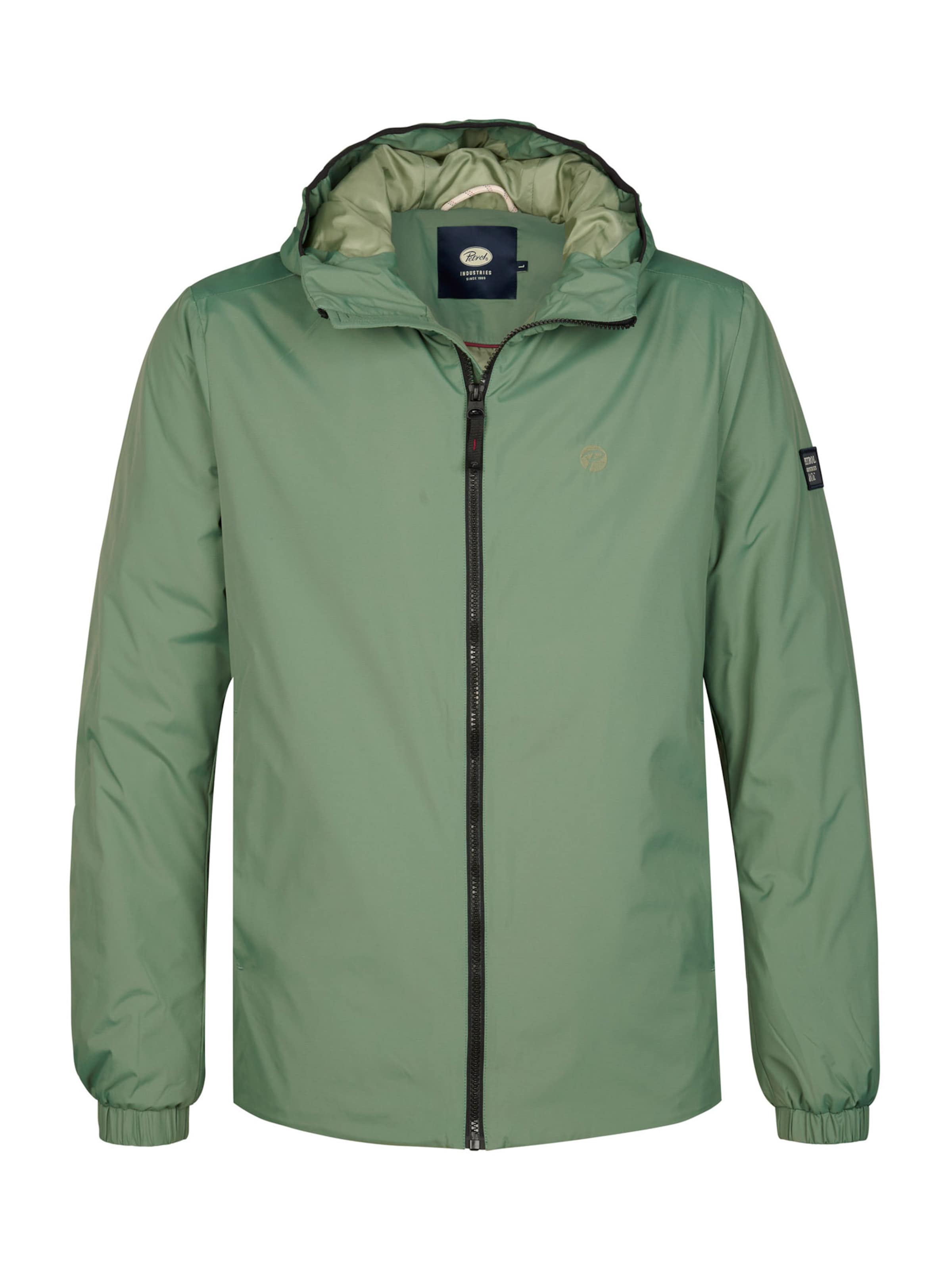 Petrol Industries Övergångsjacka i grön: framsida