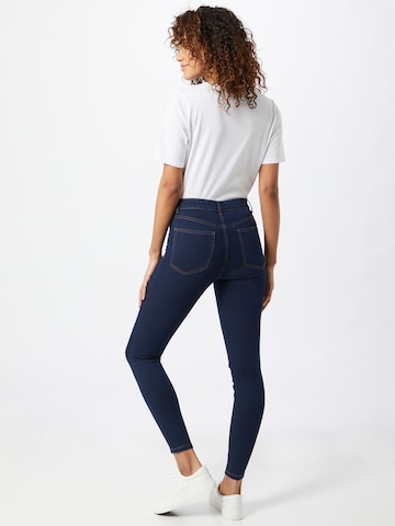 VILA Skinny Jeans pajkice | modra barva