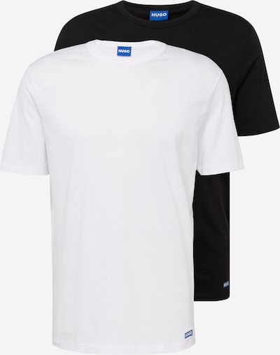 Tricou 'Naolo' HUGO pe albastru / negru / alb, Vizualizare produs