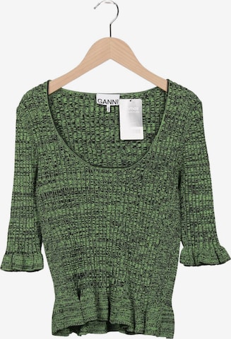 GANNI Pullover S in Grün: Vorderseite