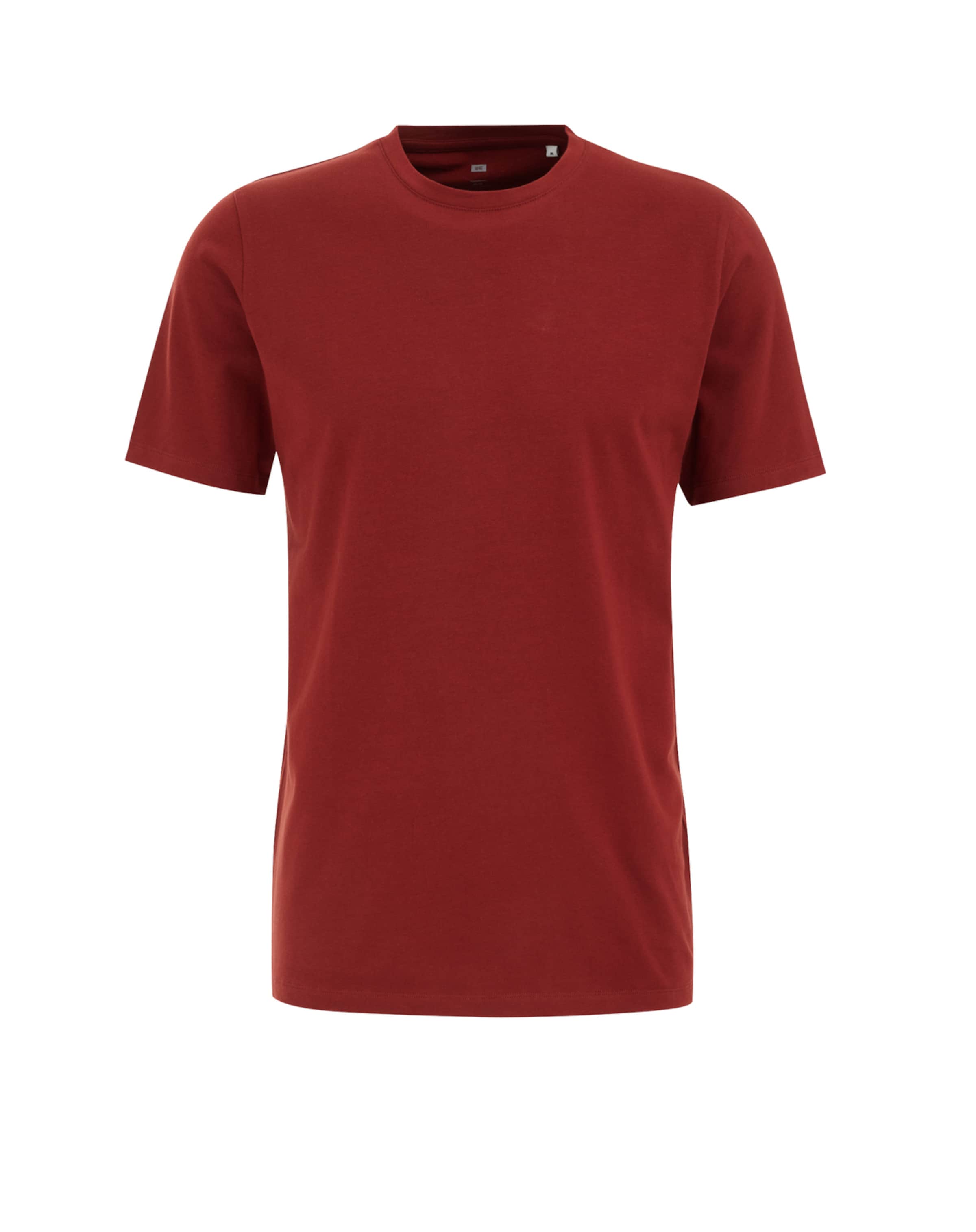 T-Shirt WE Fashion en rouge : devant