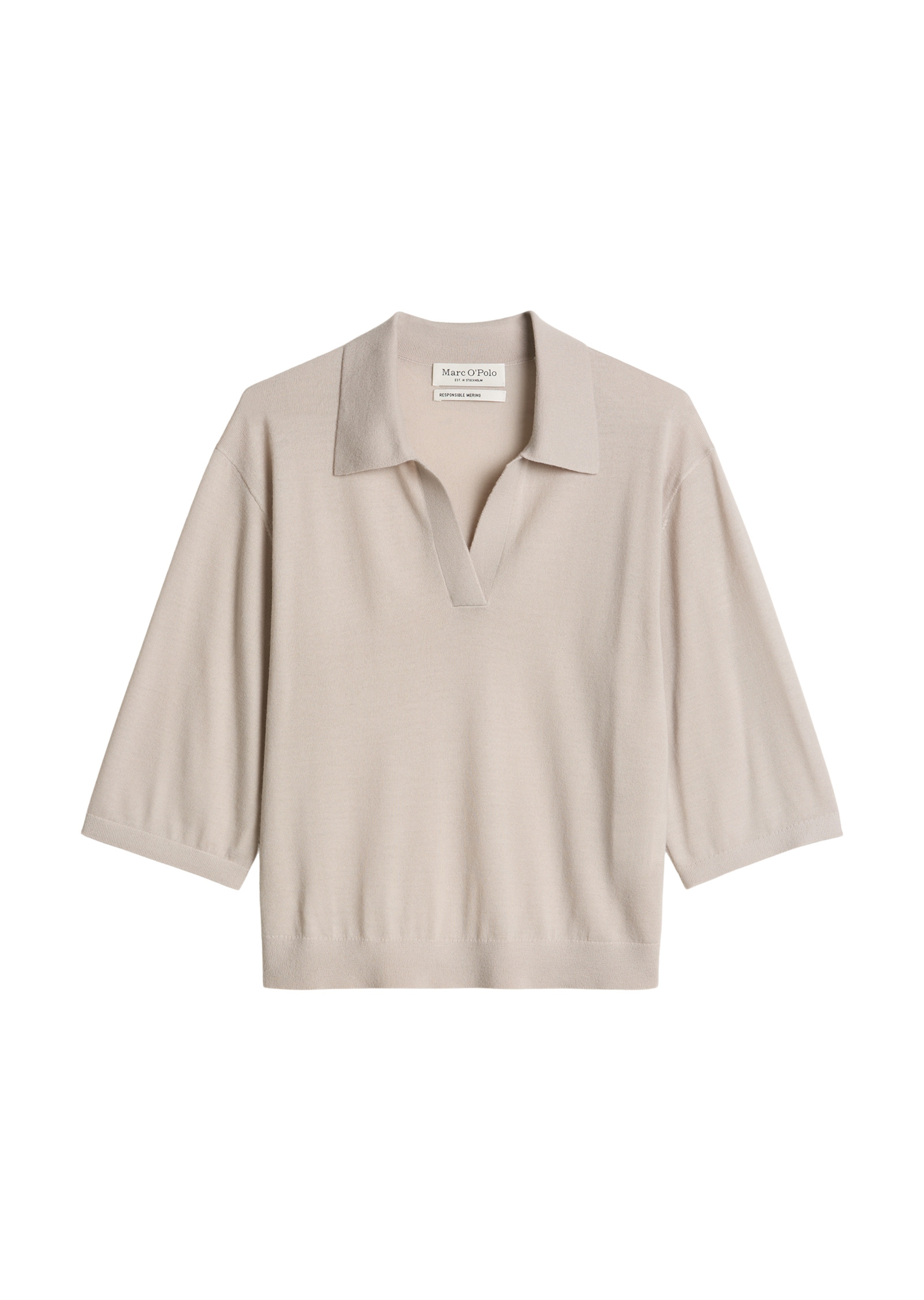 Marc O'Polo Shirt in Beige: voorkant