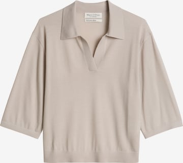T-shirt Marc O'Polo en beige : devant