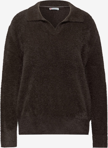 STREET ONE Sweater in Brown: front