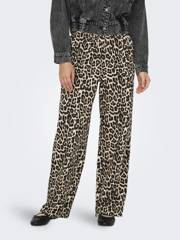 ONLY Regular Broek in Zwart: voorkant