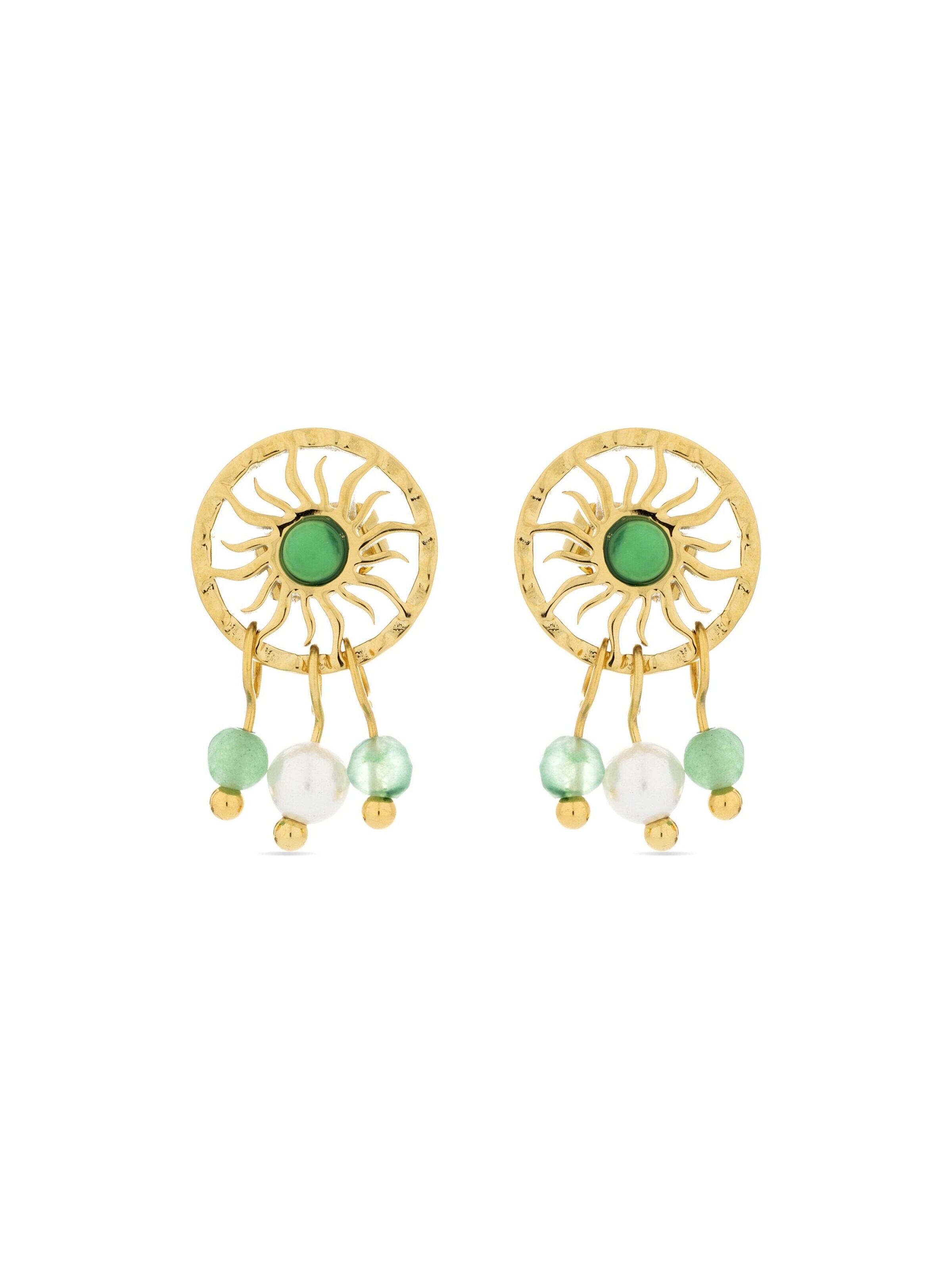 Boucles d'oreilles 'Besya' Luxenter en mélange de couleurs : devant