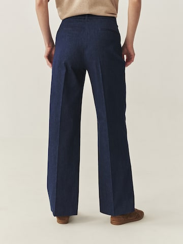 TATUUM Дънки Tapered Leg Панталон с ръб 'ZARIANA 3' в синьо