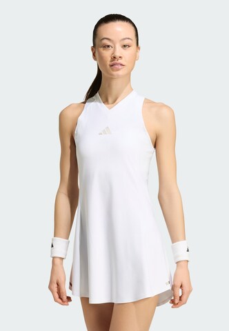 ADIDAS PERFORMANCE - Vestido deportivo 'Pro' en blanco: frente