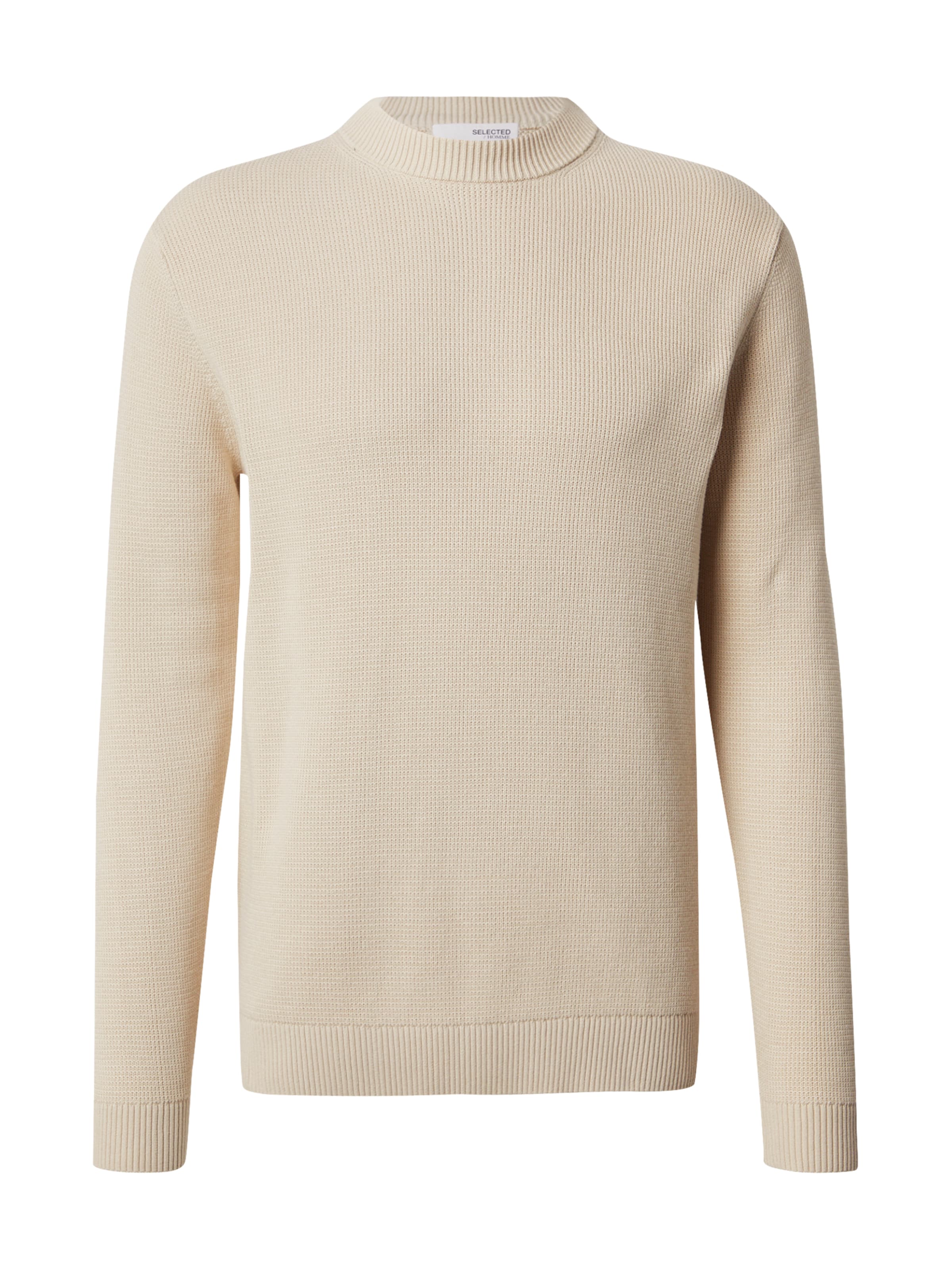 SELECTED Pullover 'SLHDane' in Beige: Vorderseite