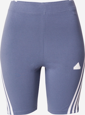 ADIDAS SPORTSWEAR - Skinny Calças de desporto 'Future Icons' em cinzento: frente