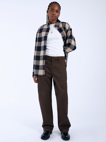 Dr. Denim Loose fit Trousers 'Hill' in Brown