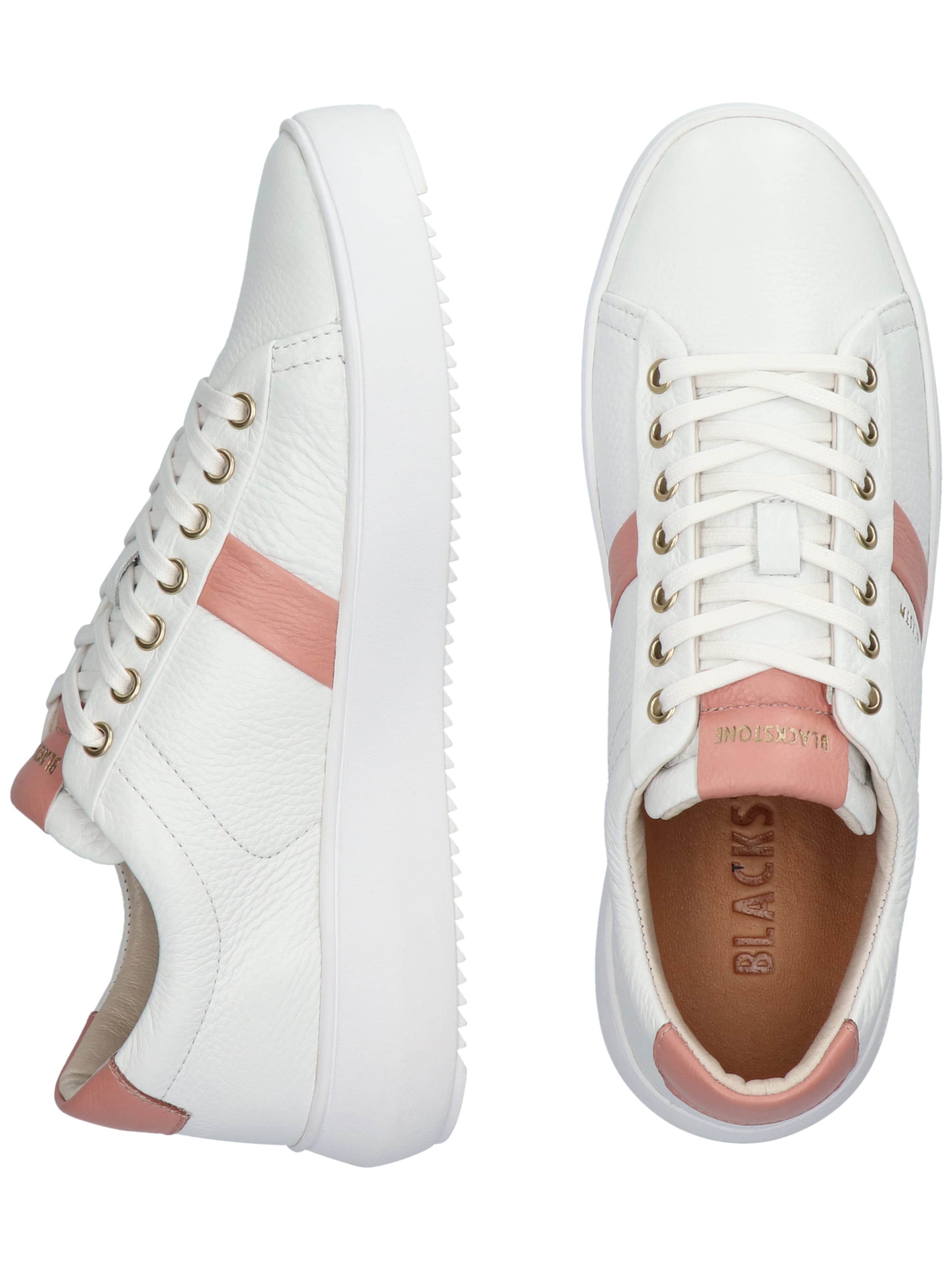 Baskets basses 'Ryder BL220' BLACKSTONE en blanc