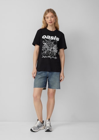 T-shirt 'Oasis Band' QS en noir : devant